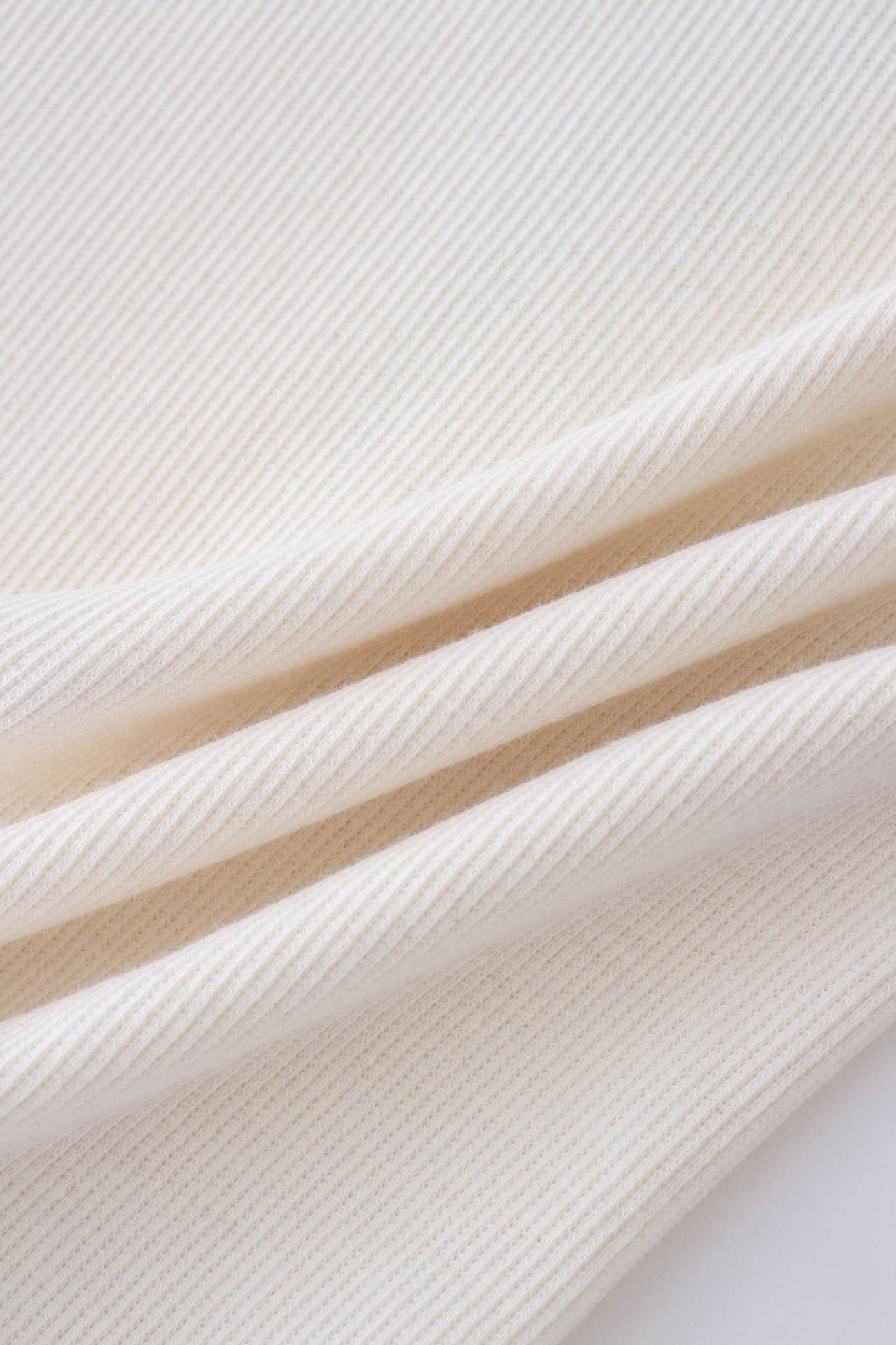 organic cotton fabric in cream