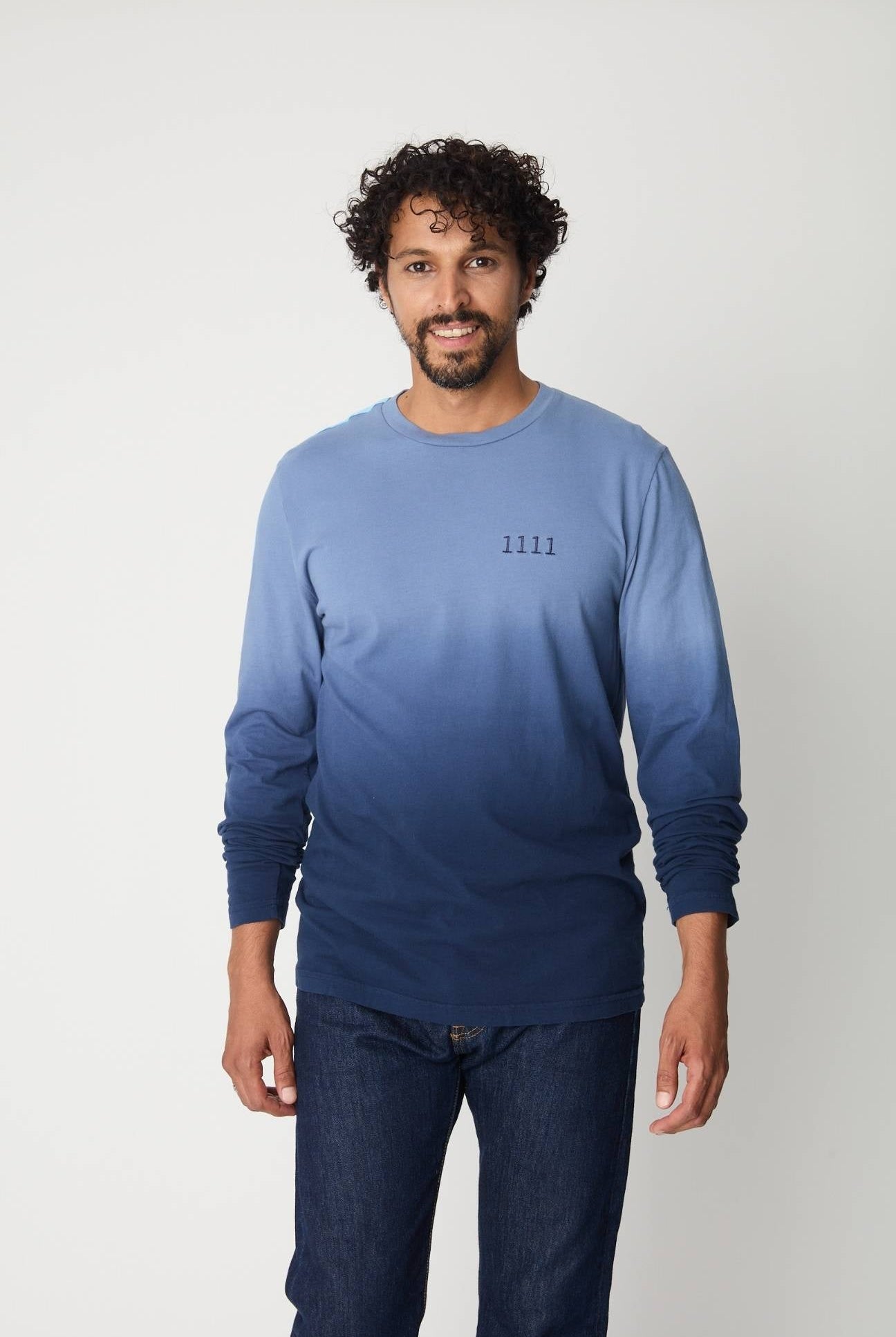 1111 Long Sleeve T-Shirt in Storm - GFL