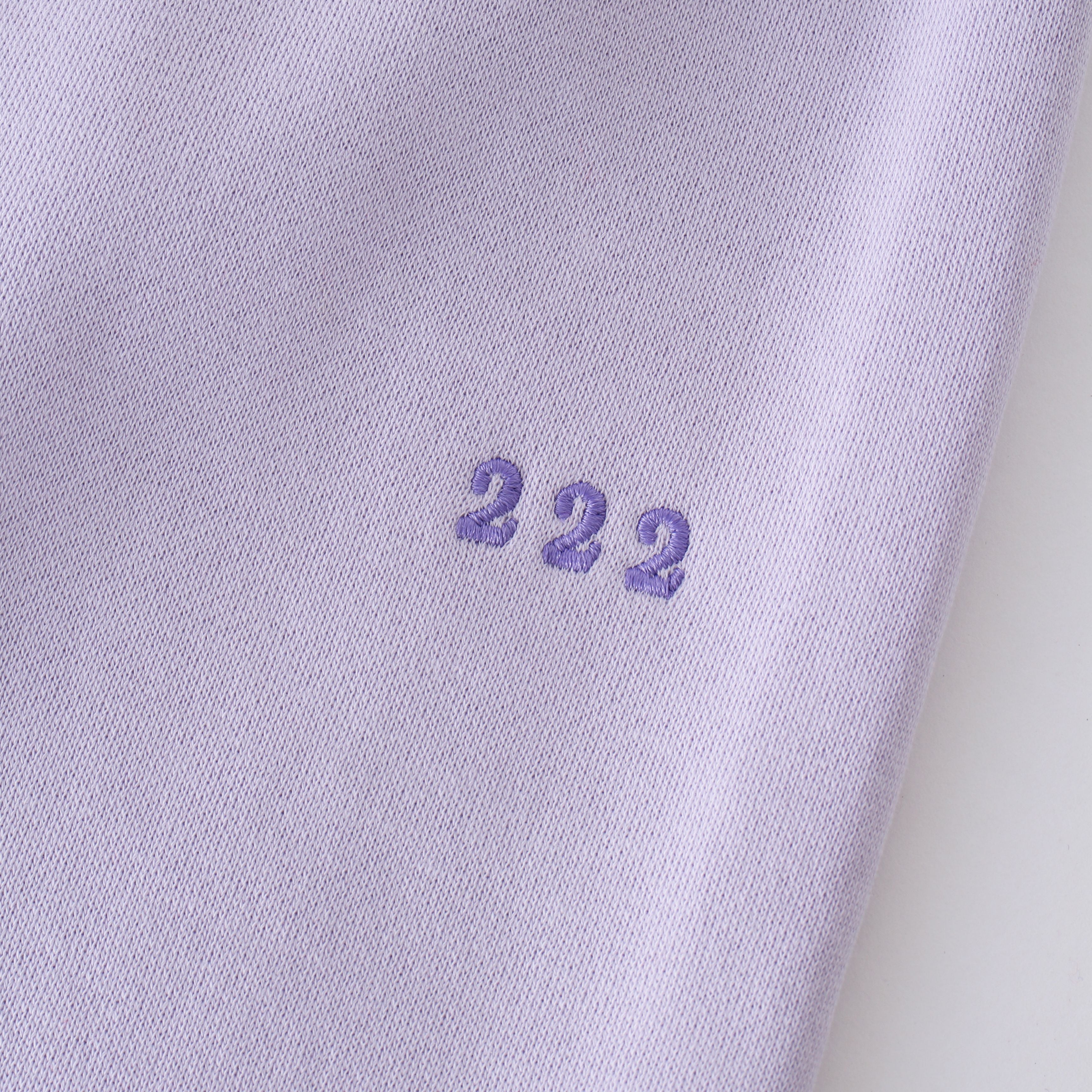 222 purple embroidery on purple pants