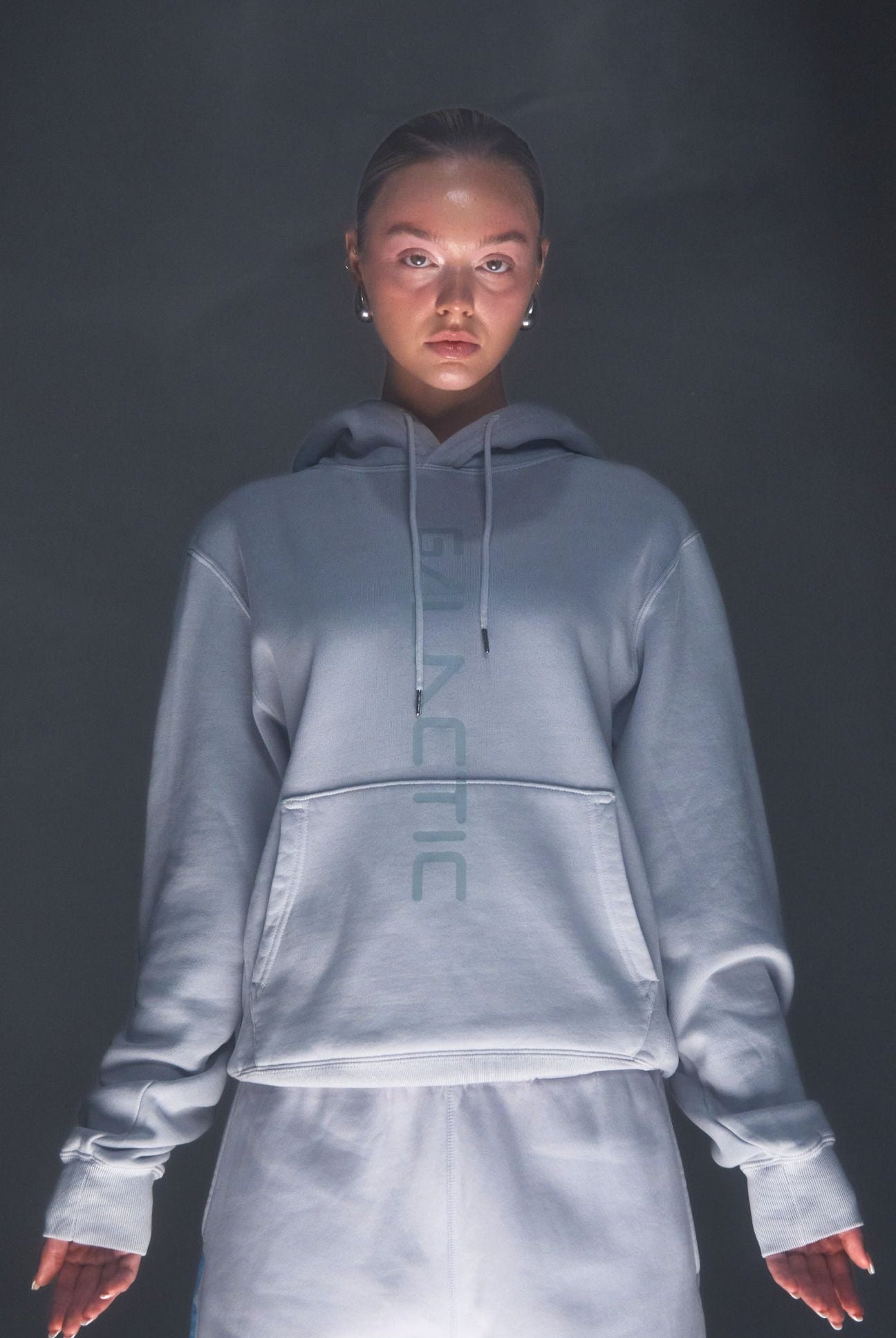 Hyper Galactic Hoodie in Galactic Gray - GFL
