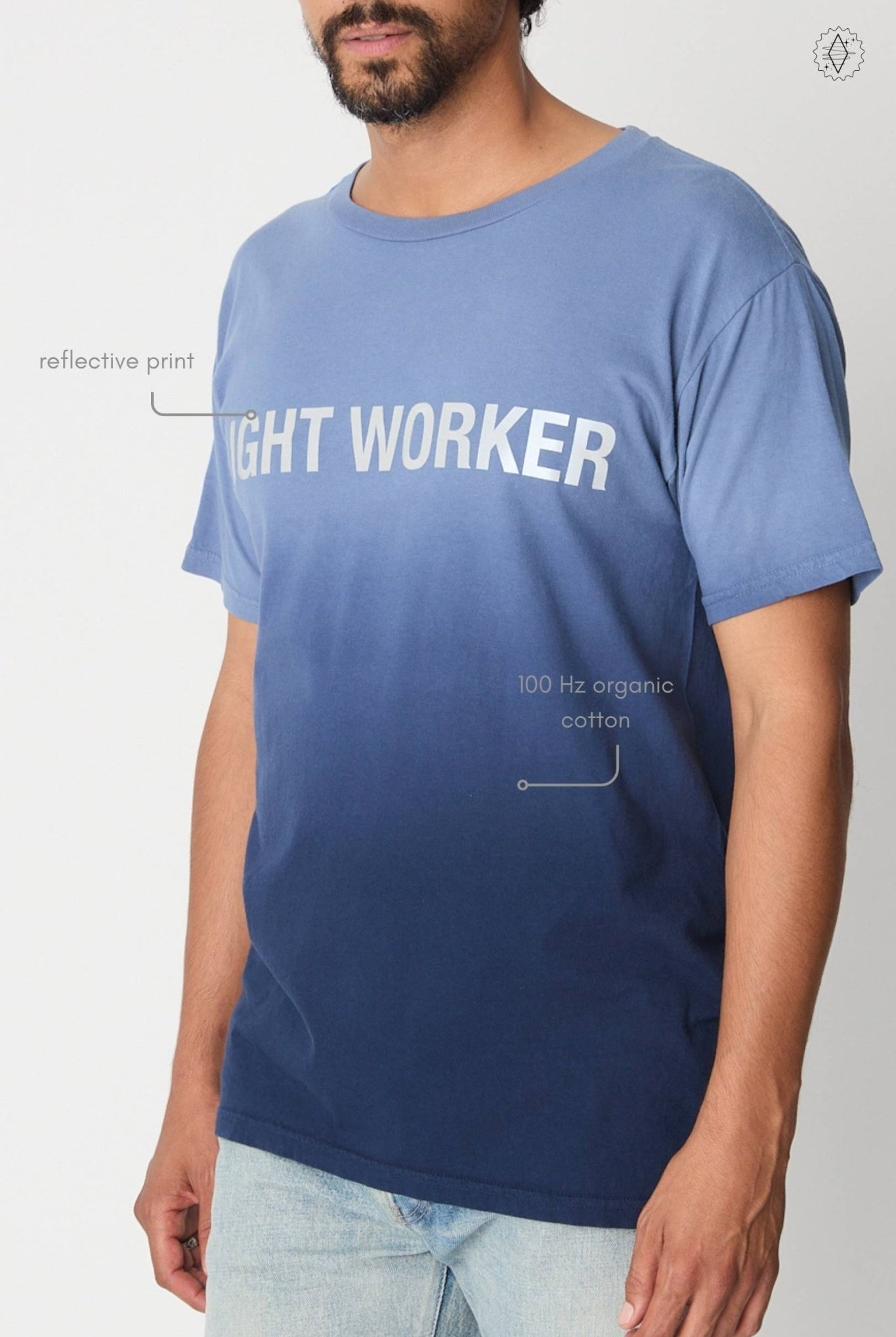 Light Worker T-Shirt in Storm - GFL