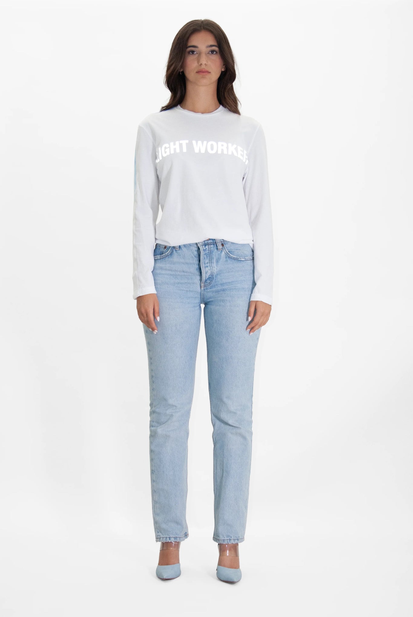 Light Worker Unisex Long Sleeve T-Shirt in Lite Beam - GFL