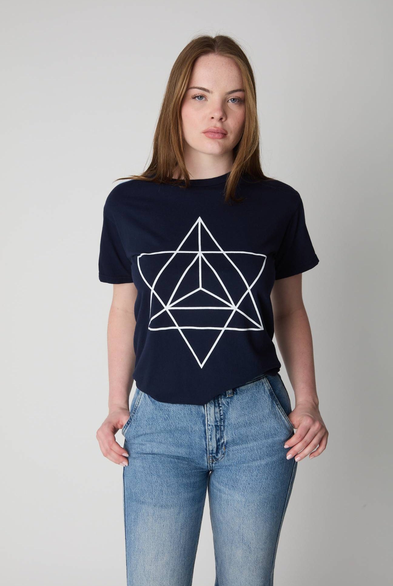 Merkaba T-Shirt in Deep Sea - GFL