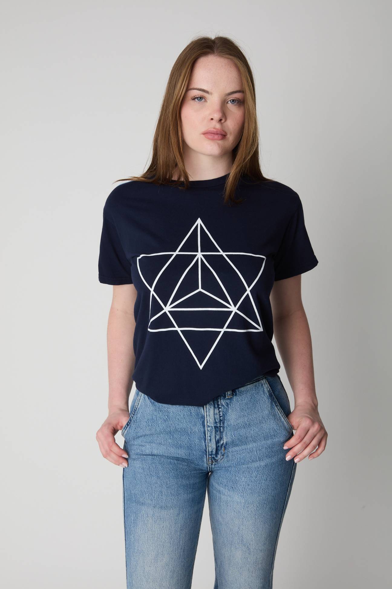 Merkaba T-Shirt in Deep Sea - GFL