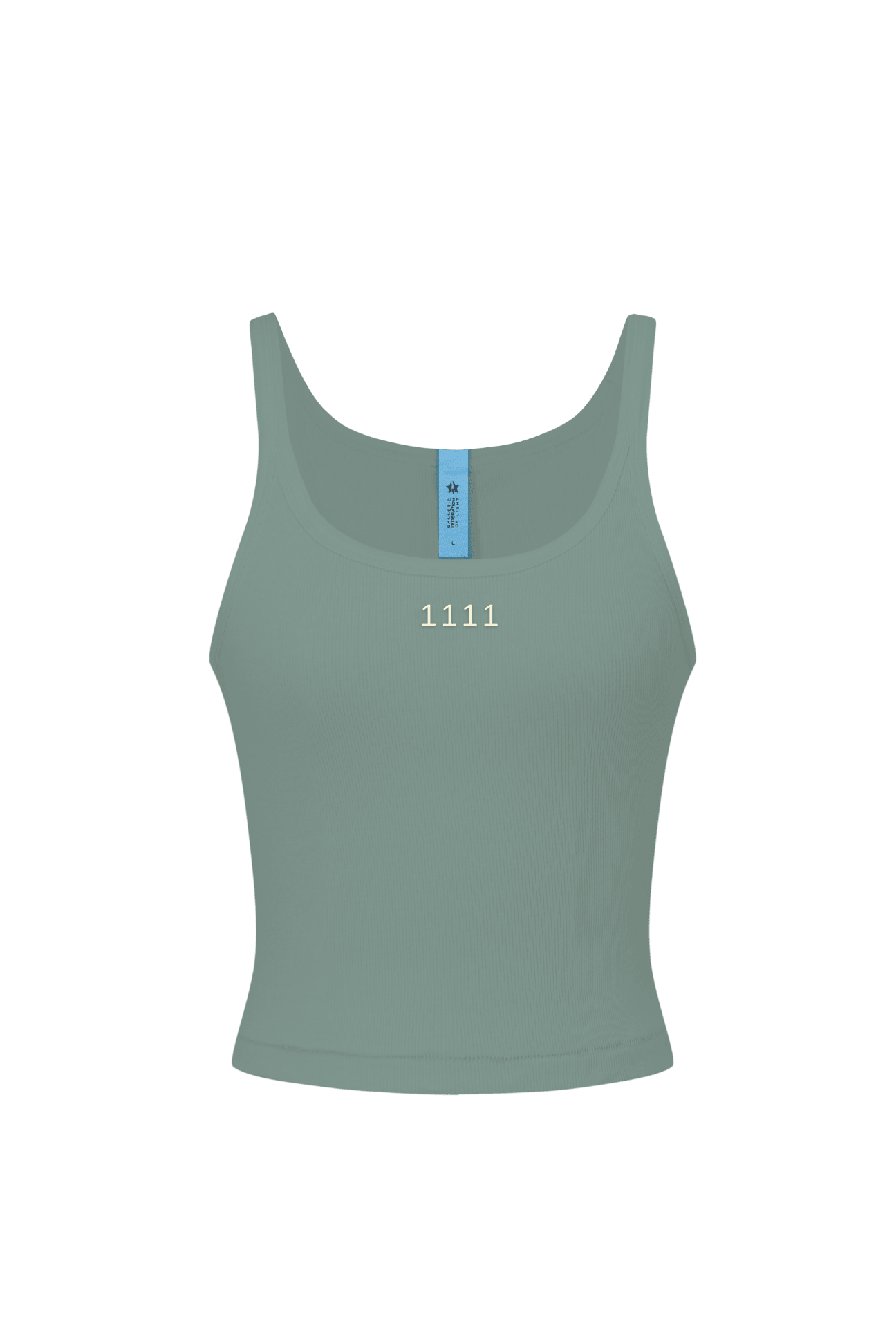 Women's 1111 Cropped Tank in Sage - GFL