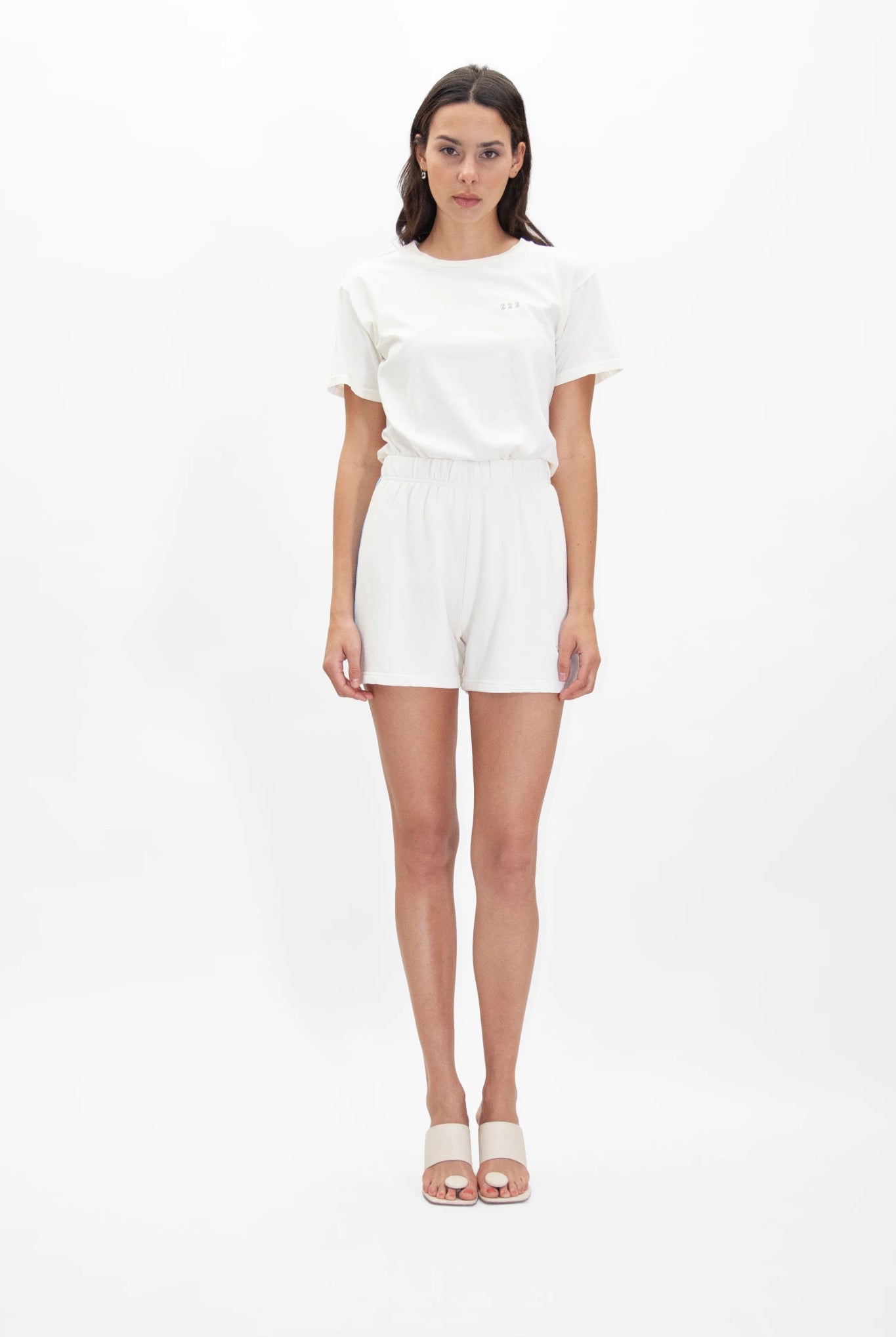 Women's 1111 Shorts in Bone - GFL