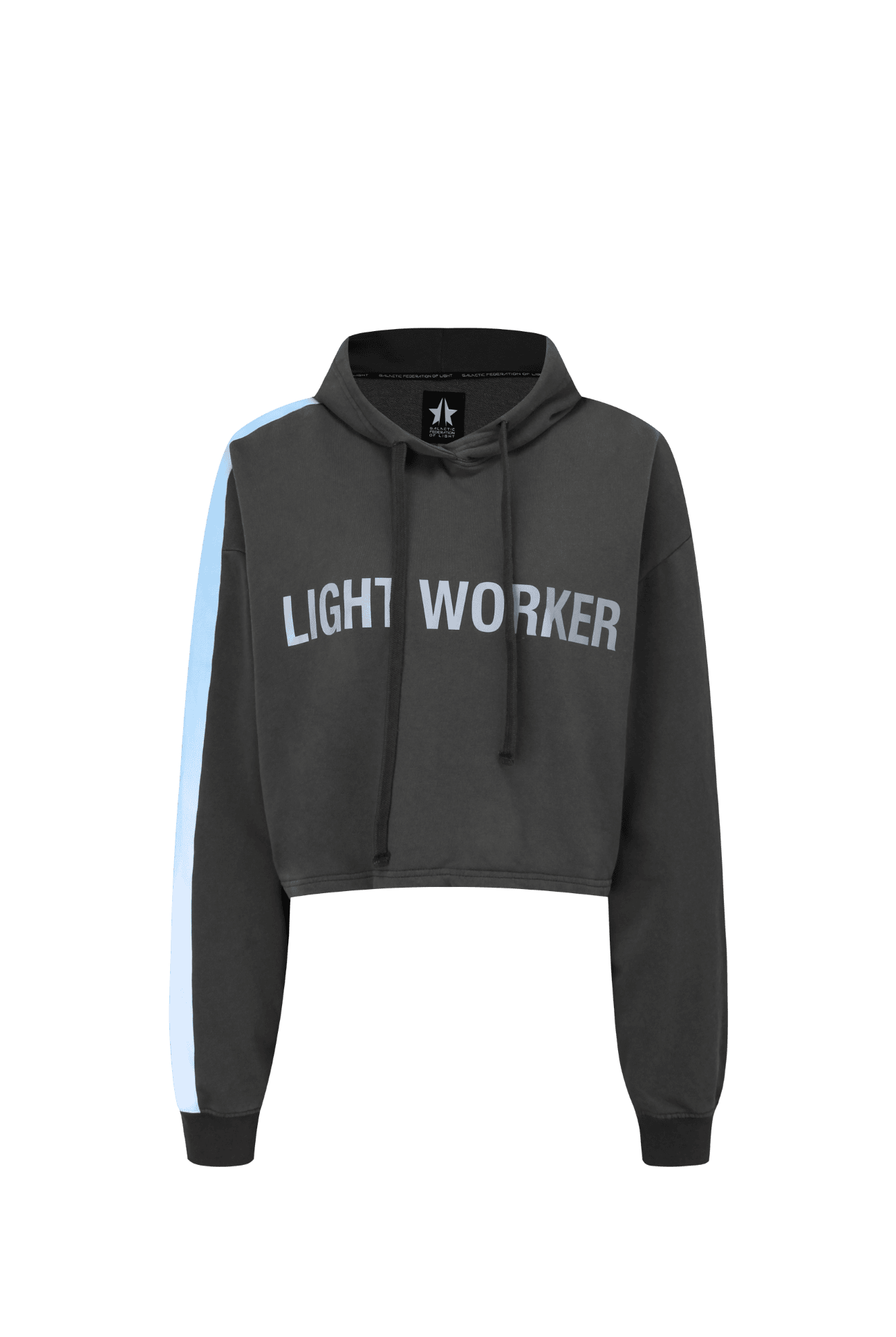 Women's Light Worker Cropped Hoodie in Space Glow - GFL