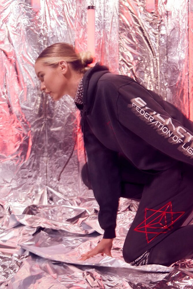 Merkaba Hoodie in Space Glow - GFL