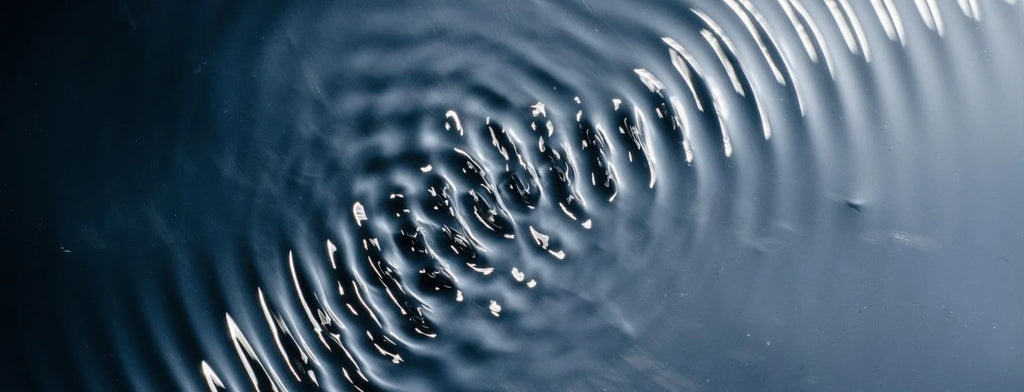 Water ripples when 432 Hz is played