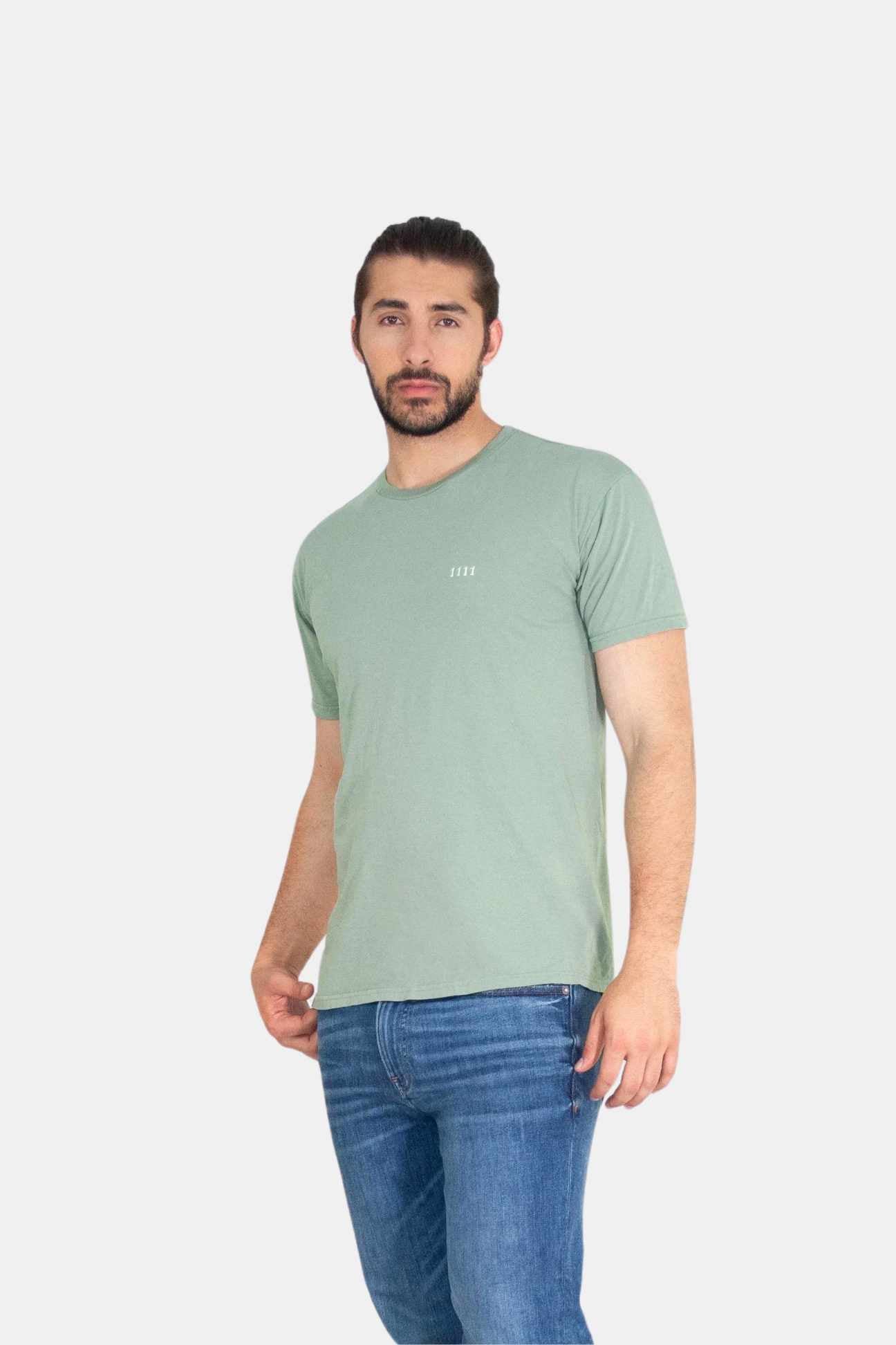 1111 T-Shirt in Sage - GFL