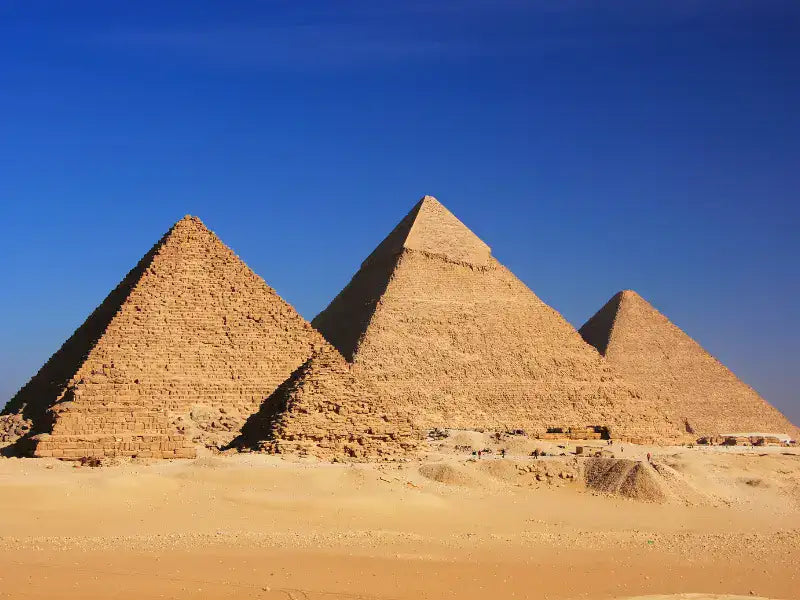 The Pyramids of Giza in Egypt