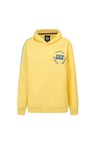 A yellow hoodie with the Angel Number 555 printed on the front.