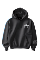 777 Angel Number Hoodie – Organic Cotton Fleece in Asteroid - GFL