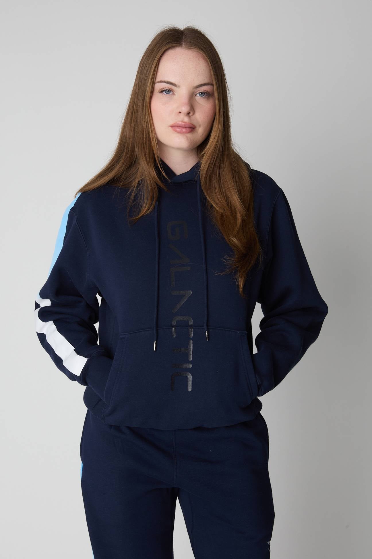 Hyper Galactic Hoodie in Deep Sea