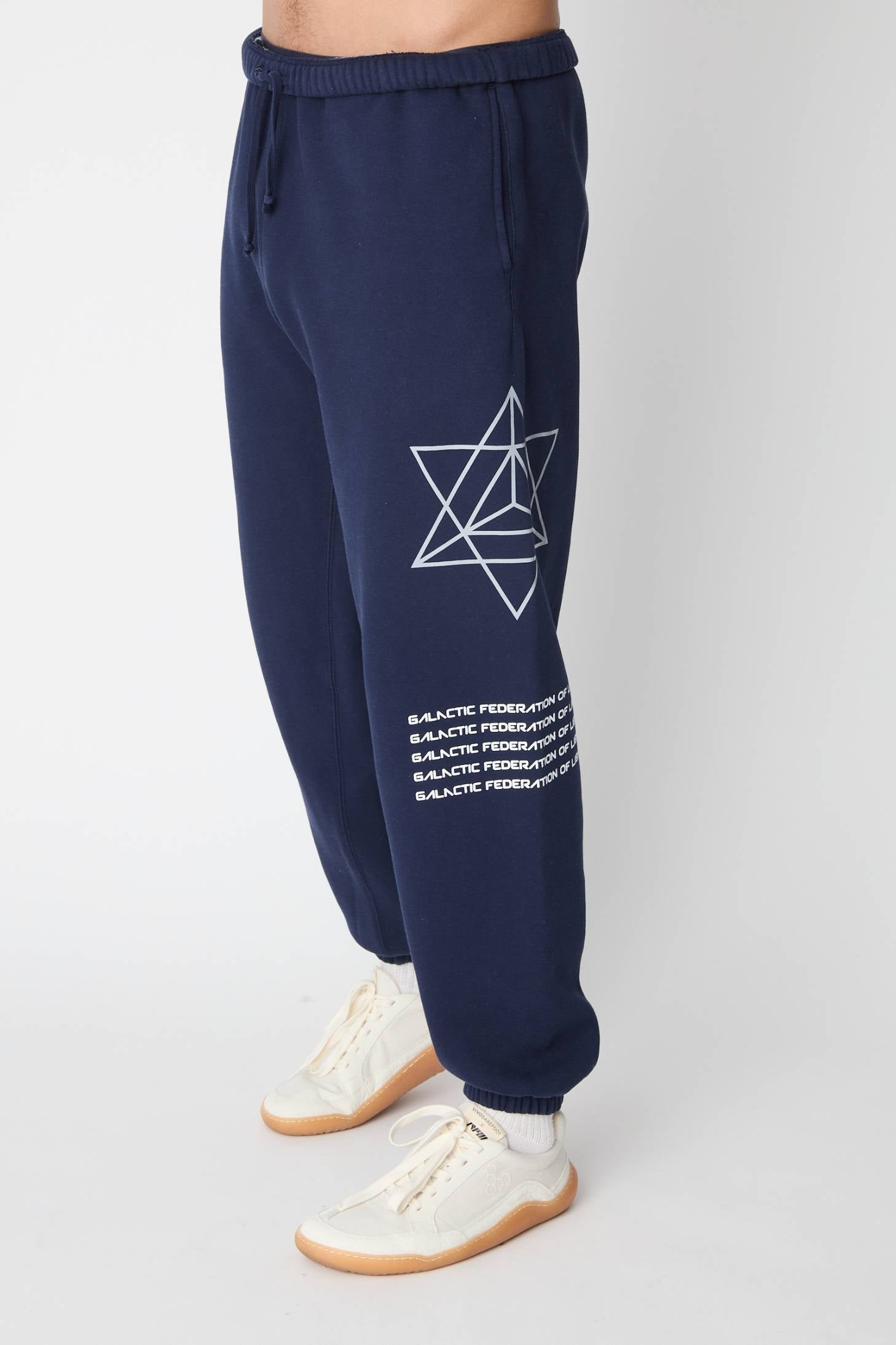 Hyper Galactic Sweatpants in Deep Sea