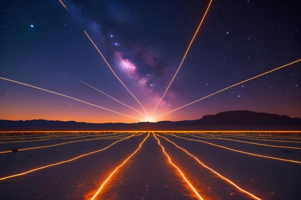 lines of energy symbolizing ley lines