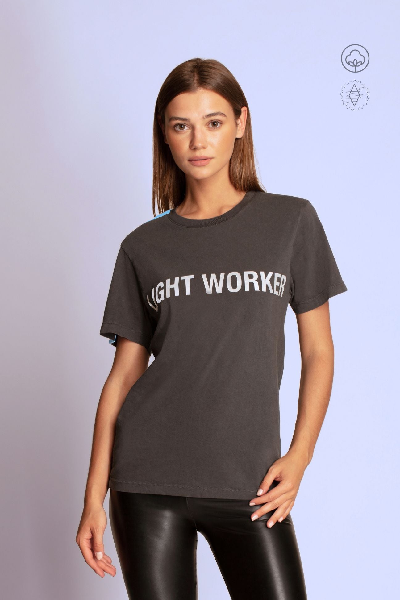 Light Worker T-Shirt in Space Glow