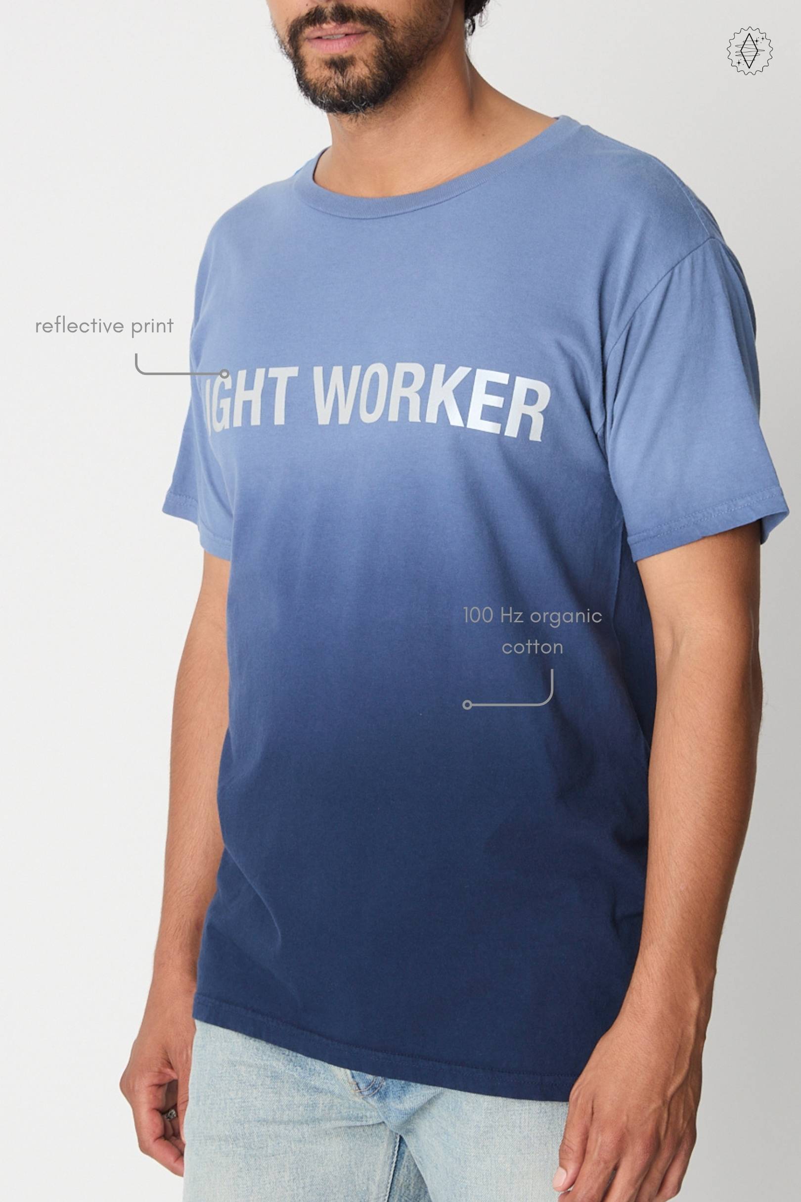 Light Worker T-Shirt in Storm
