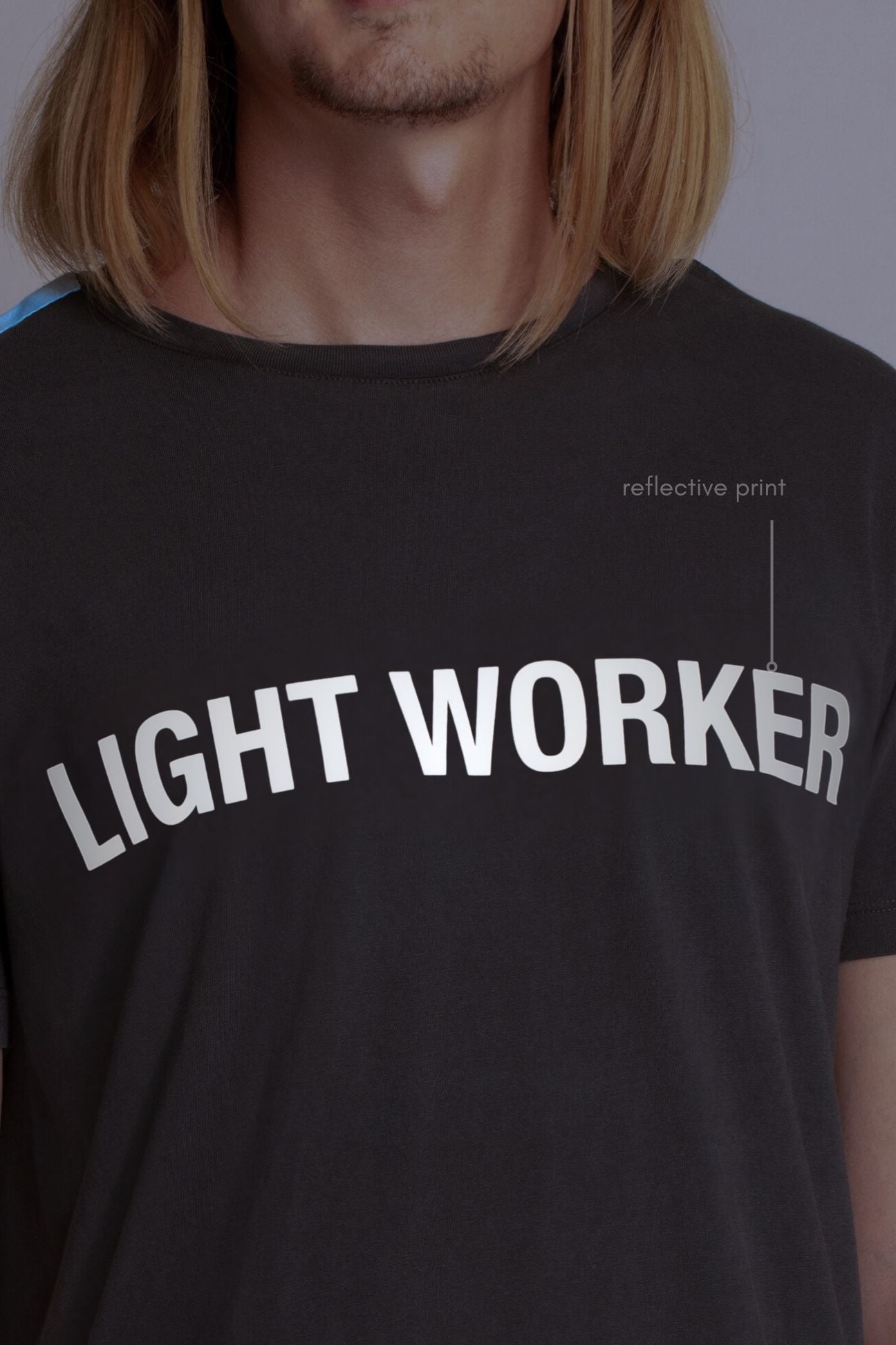 Light Worker T-Shirt in Space Glow