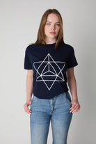 Merkaba T-Shirt in Deep Sea - GFL