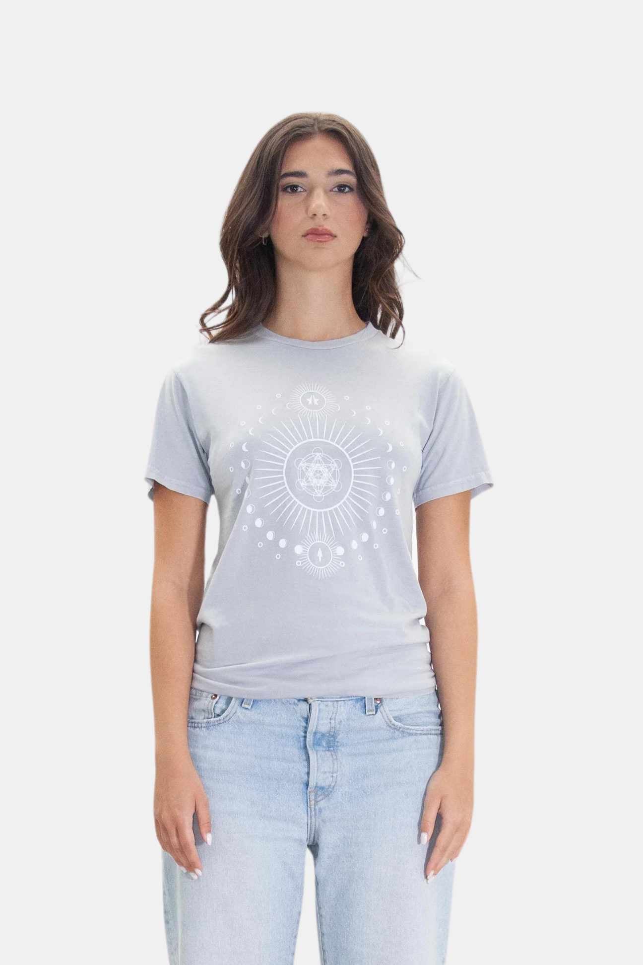 Moon Metatron T-Shirt in Galactic Gray - GFL