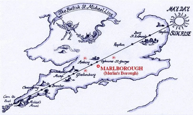 an old map of the British St. Michael's Line