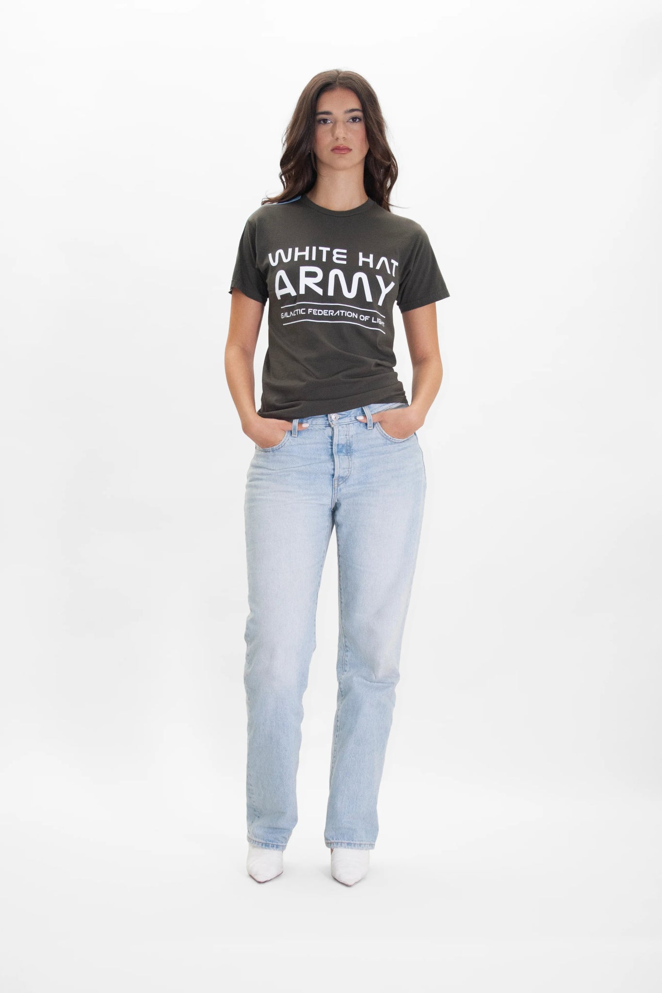 White Hat Army T-Shirt in Caladan - GFL