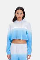 Women's Illuminated Cropped Hoodie in Atmosphere - GFL