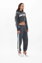 Women's Light Worker Cropped Hoodie in Space Glow - GFL