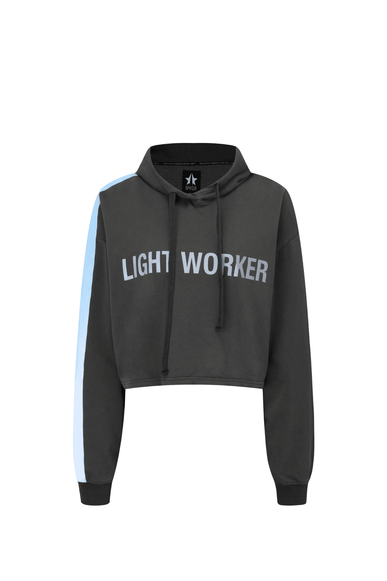Women's Light Worker Cropped Hoodie in Space Glow - GFL