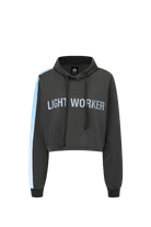 Women's Light Worker Cropped Hoodie in Space Glow - GFL